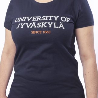 T-paita / T-shirt (JYU since 1863, slim fit, blue) (PR9017)