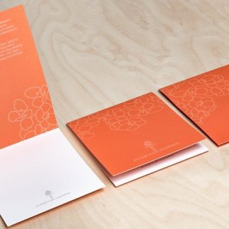 Saatekortti (Omenankukka, A6, blanco ) / Cover letter card (Apple blossom, A6, blanco) (PR0222)