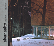 Alvar aalto architect. volume 16. jyväskylä university 1951- (Z2354)